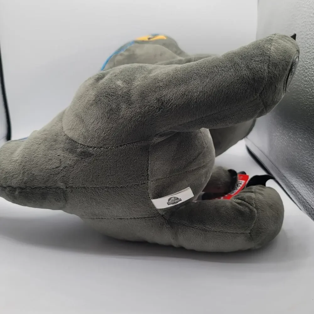 Jurassic World Blue Velociraptor Plush Stuffed Dinosaur Toy NWT Round 1 Exclusiv